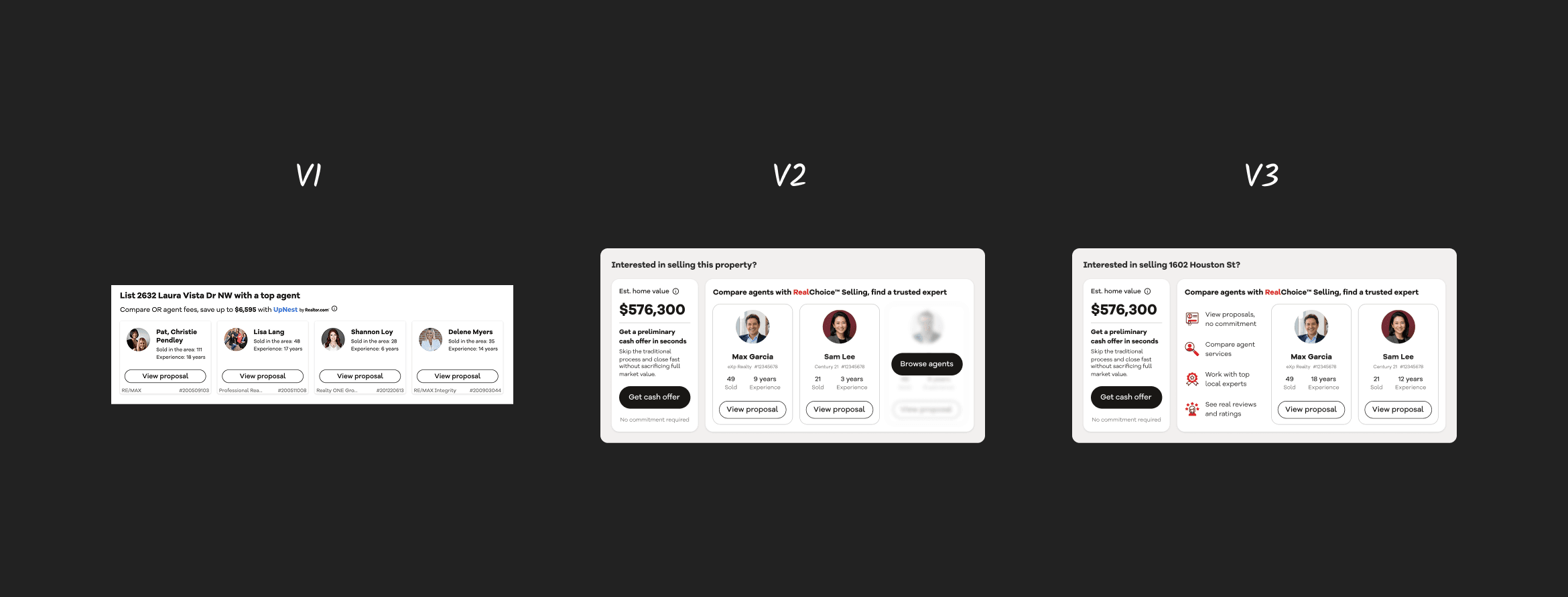Off-Market Property Page Agent Profiles Module